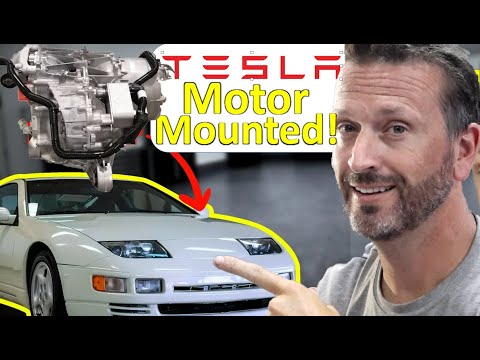 Tesla Model 3 Motor Meets Nissan 300ZX: Mounting the Powerhouse