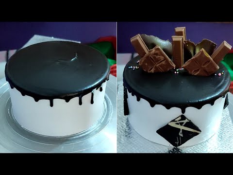 chocolate Gurnesing cake decorating| easy cake decoration| Grand line bakery🤗