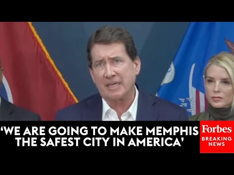 YouTube video thumbnail: 'We're Going To Be A Role Model': Bill Hagerty Touts Success Of Memphis Safe Task Force