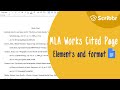 MLA Citation Guidelines and Practices