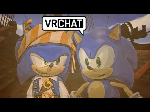 SONIC MEETS PIRATE SONIC IN VR CHAT