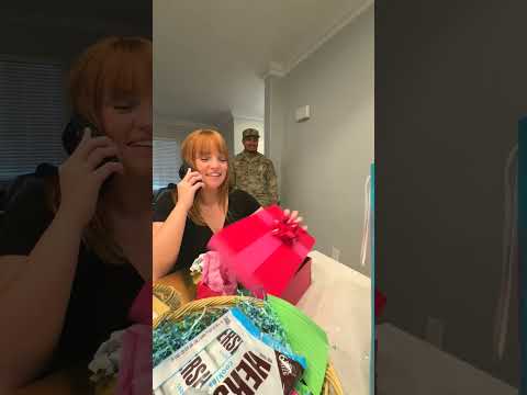 Beautiful military reunion ends in a heartfelt proposal!