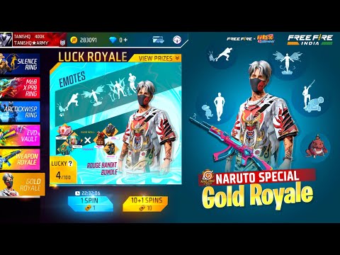 Naruto Special Gold Royale Confirm🔥🤯|Criminal Bundle Return Date| Free Fire New Event | Ff New Event