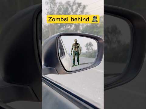 Car ke piche zombei 🧟♀️#comedy #funny #shortfeed #cutebaby #viralvideo