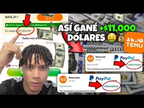 💸 ASÍ GANÉ +$11,000 DÓLARES con TEMU 💰 100% REAL 📈 | 🚀 GANA MUCHO DINERO con TEMU PASO A PASO ✅