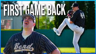 I pitched in a game for the FIRST time since MLB