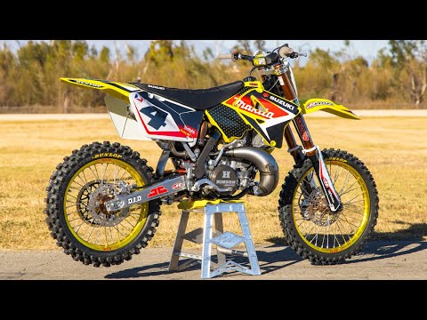 RICKY CARMICHAEL TRIBUTE BUILD 2006 SUZUKI RM250 TWO STROKE BY MXREVIVAL