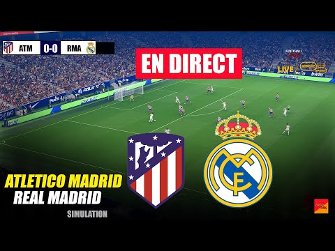 🔴EN DIRECT : Derby Atlético Madrid - Real Madrid | eFootball PES 21 Simulation PC