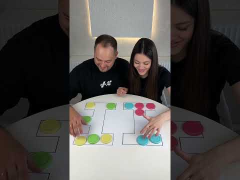 Переставь фишки местами #play #games #funny #boardgames #challenge