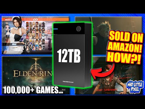 100,000 PC Games on a 12TB Hard Drive?! 🤯 (Sold on Amazon)