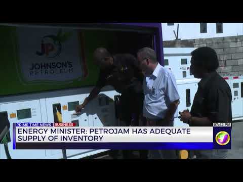 YouTube video thumbnail:  Energy Minister: Petrojam has Adequate Supply of Inventory