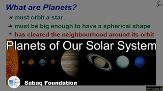 Planets of Our Solar System