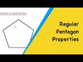 Properties and Characteristics of a Regular Pentagon