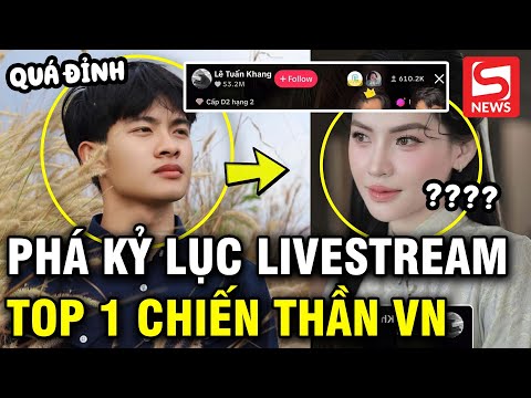 Lê Tuấn Khang phá kỷ lục livestream của "chiến thần" Võ Hà Linh, đạt luôn 10 triệu followers