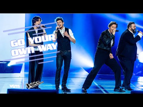 Christophe, Kobe, Laurens & Lucas - ‘Go Your Own Way’ | Finale | The Voice van Vlaanderen | VTM