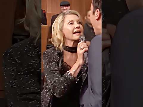 Jimmy and Olivia Newton-John Sing "You're The One That I Want"  #interview #OliviaNewton #shorts