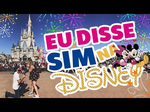 Fui pedida em casamento na Disney