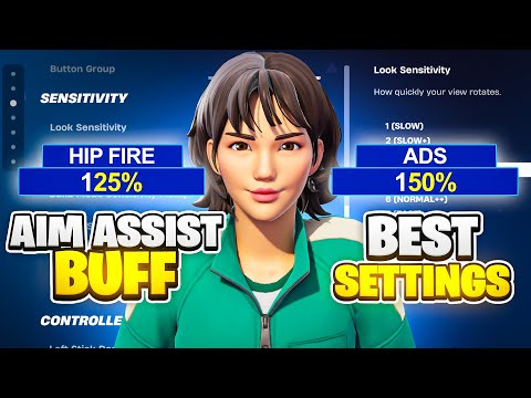 NEW Aim Assist Update In Fortnite Season 3 + Best Controller Settings for Linear & Exponential