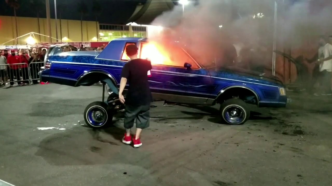 LOWRIDER FAILS and CRASHES with FIRE plus HOPPING FAILS