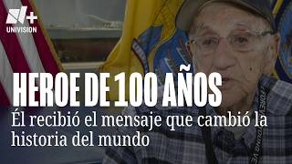 Veterano de la Segunda Guerra Mundial celebra 100 años de vida y recuerda su momento más glorioso