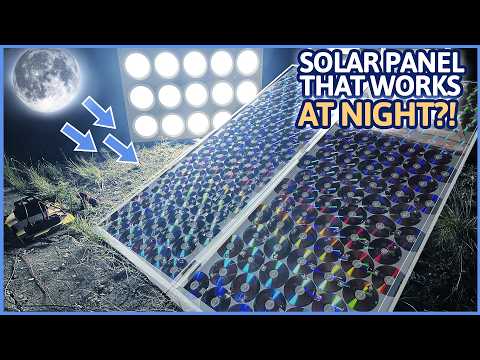 HOMEMADE PHOTOVOLTAIC LUNAR SOLAR PANEL WITH CDs