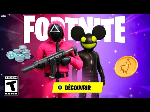 NOUVELLE MISE à JOUR SQUID GAME DISPONIBLE sur Fortnite !!