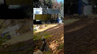 Shotgun At Long Range Is Not Very Accurate #airsoft #military #shorts