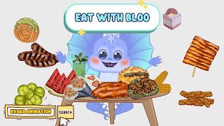 Bloo Can't Stop, Won’t Stop (Eating!) 😄 #animation #hungry