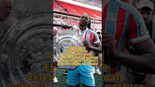 Why does Eberechi Eze celebrate his goals with his signature gesture