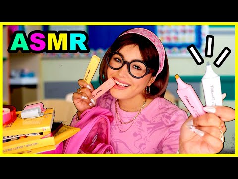 📚 La MORRA q/está 🤯 OBSESIONADA contigo te REGALA ÚTILES ESCOLARES 😳 I Ges ASMR