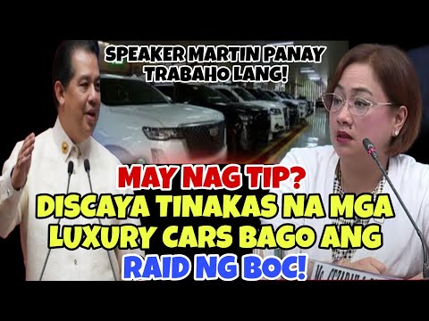 TR4YDOR SA BOC❓10 SA 12 SASAKYAN SA SEARCH WARRANT NA!TAK4S NI DISCAYA BAGO ANG R4!D NG OTORIDAD‼️