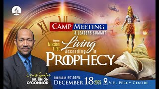 Thursday Night | #CampMeeting | "The Image is Coming" | Dr Shion O'Connor| Dec 18 | 7:00PM