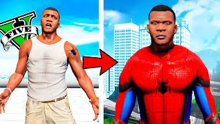 FRANKLIN se Transforma en SPIDERMAN en GTA 5 🕷️