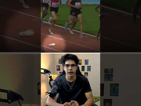 He lost his one shoe, mid race...