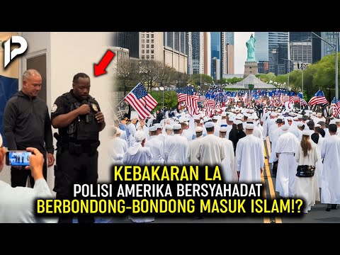 SETELAH KEBAKARAN DI LOS ANGELES!? Ternyata Sebanyak 500 Ribu Masuk Muslim di Amerika  Serikat