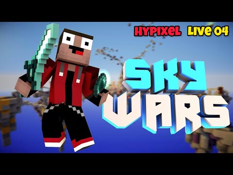 Minecraft Live Stream 04: Hypixel SkyWars - I’ll be back