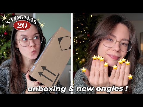 VLOGMAS #20 • Ma commande Sephora et je refais mes ongles !!