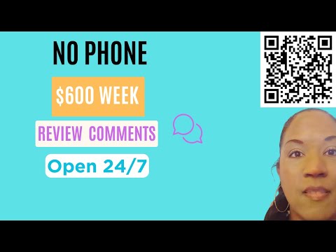 Get Paid $600 a Week to Review Comments - Permanent Job Open 24/7