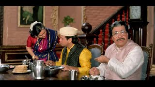 कंकर मेरे मुँह में आया था थूका इसको दिया - गोविंदा और कादर खान की धमाकेदार कॉमेडी सीन - Raja Babu