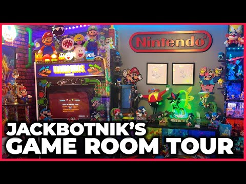 Jackbotnik's Game Room Tour - Sonic the Hedgehog and Nintendo Collection!