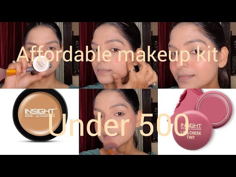 Affordable makeup kit under 500 // makeup tutorial