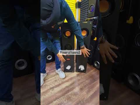 New tower speaker 🔊 bass.               #ytstudio #dj #tower
