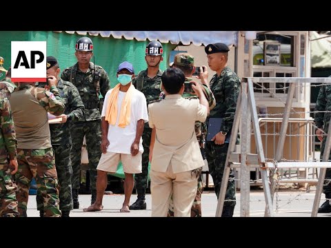 YouTube video thumbnail: Thailand Returns two Wounded Soldiers to Cambodia But Holds 18 Others