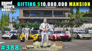 GIFTING A CRAZY MILLION DOLLAR VILLA TO FRANKLIN | GTA 5 GAMEPLAY #388