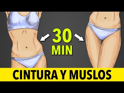 30 MINUTOS DE EJERCICIOS PARA UNOS MUSLOS MÁS DELGADOS Y UNA CINTURA ESCULPIDA