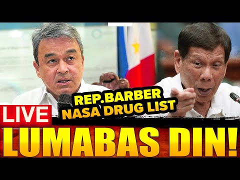 LUMABAS DIN ANG TOTOO! REP. BARBER KASAMA PALA SA DR@G LIST NOON NI PPRD. KAYA GALIT NA GALIT!