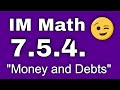 Exploring Money and Debts in 7th Grade Math