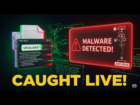 Real Malware Gets Exposed by ANY.RUN | Live Cyber Attack Analysis
