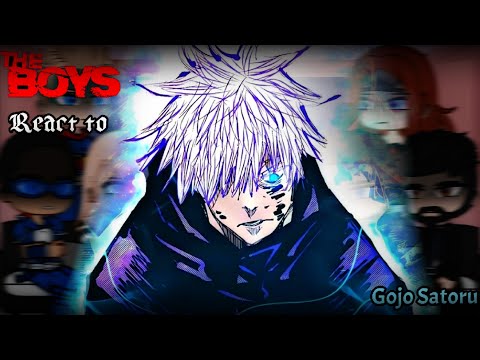 The Boys react to Satoru Gojo • 2x SPEED •  || JJK || GachaPuppies