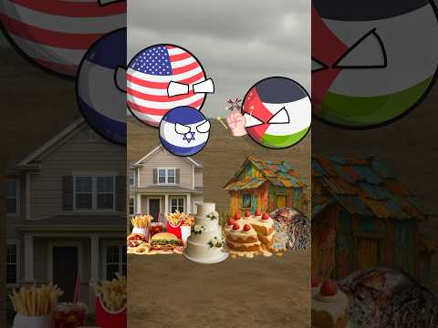 Rumah Bagus Dari Palestina #shorts #countryballs